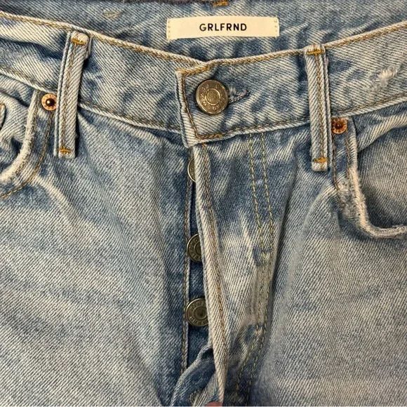 GRLFRND Karolina Straight Leg Ripped Jeans - Women’s 26 - Picture 4 of 5